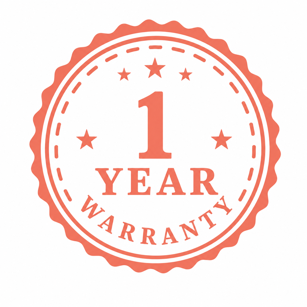 1 Year Warranty